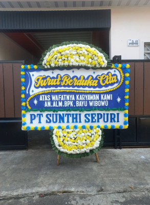 Papan Bunga Duka di Batu Hampar
