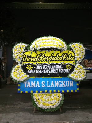 Papan Bunga Duka di Batu Hampar